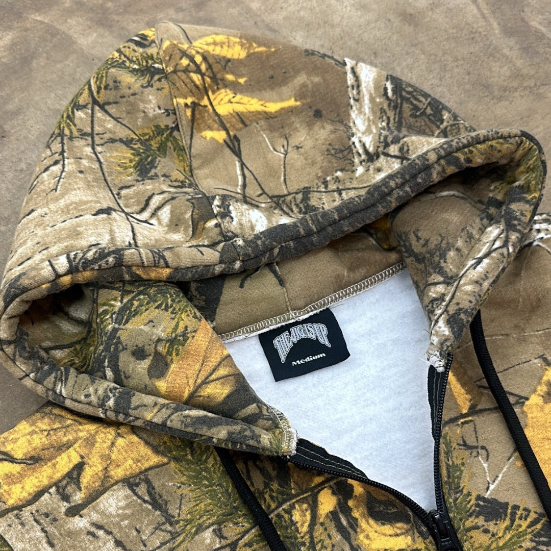JUNGLE CAMO ZIP UP HOODIE