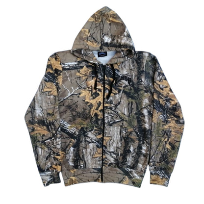 JUNGLE CAMO ZIP UP HOODIE