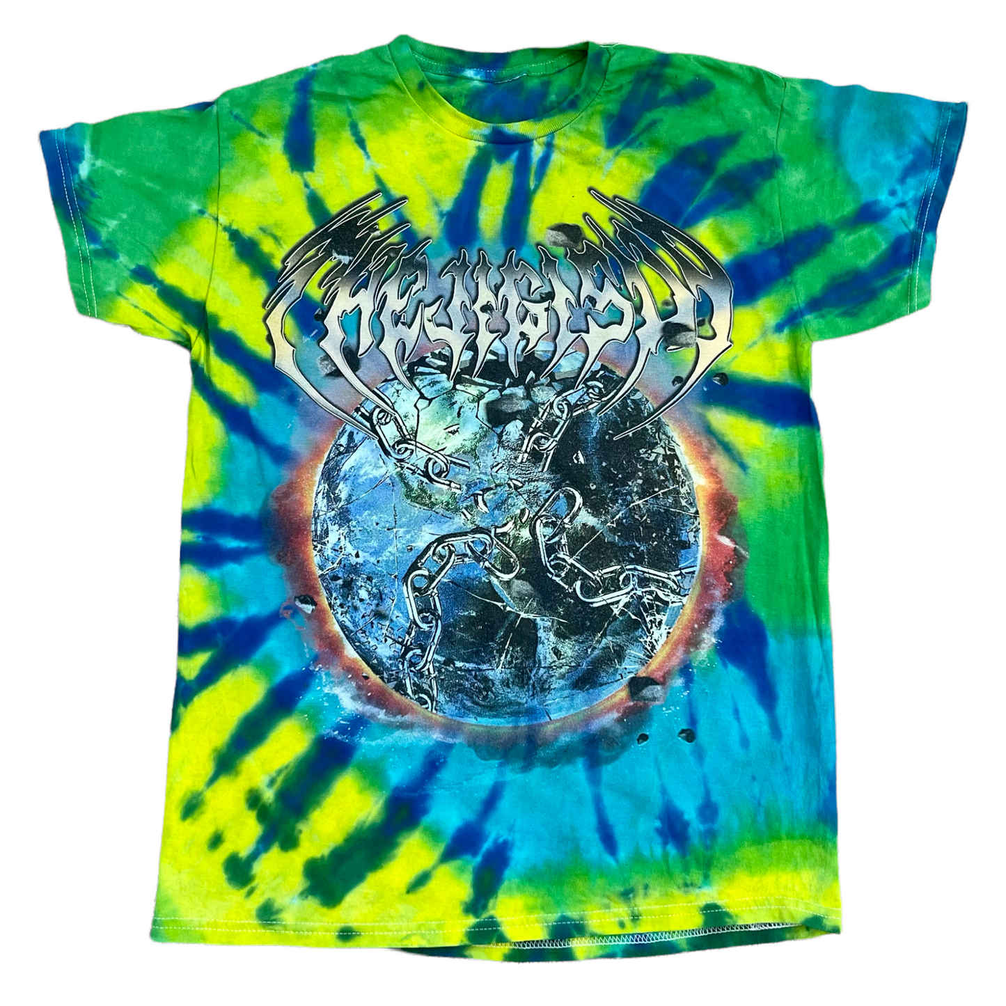 WORLD ON LOCK TIE DYE TEE