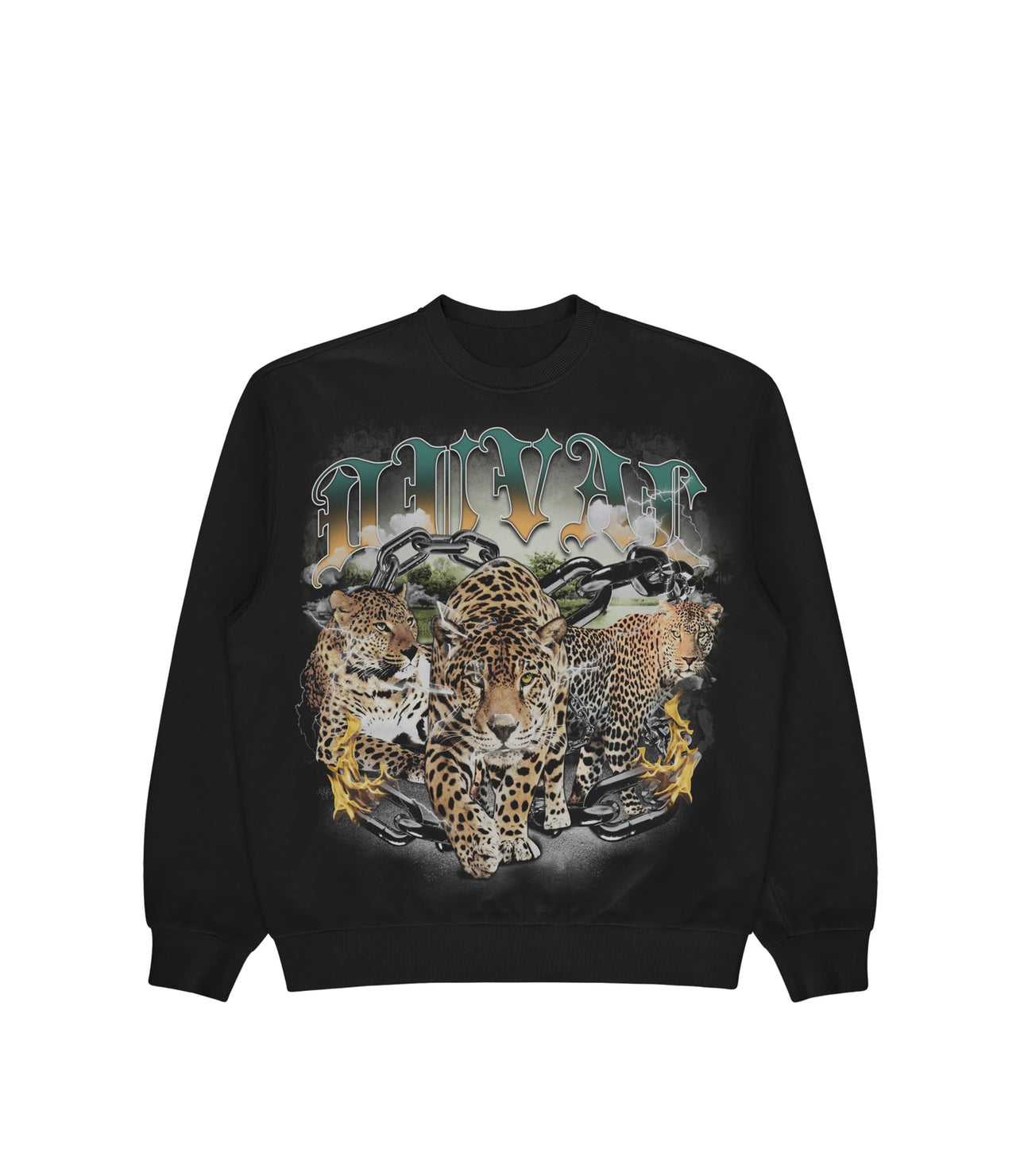 DUVAL BLACK CREWNECK